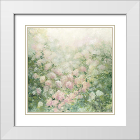 Dreamy White Modern Wood Framed Art Print with Double Matting by Purinton, Julia