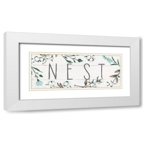 Blessed XI White Modern Wood Framed Art Print with Double Matting by Penner, Janelle