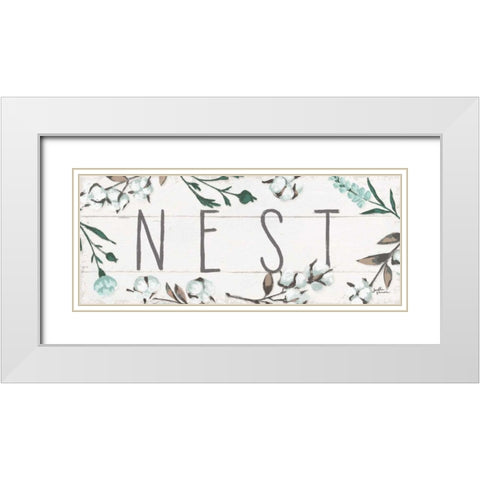 Blessed XI White Modern Wood Framed Art Print with Double Matting by Penner, Janelle
