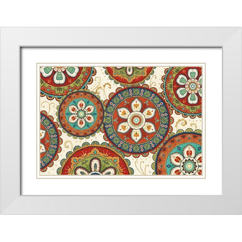 La Vida Loca IX White Modern Wood Framed Art Print with Double Matting by Charron, Veronique