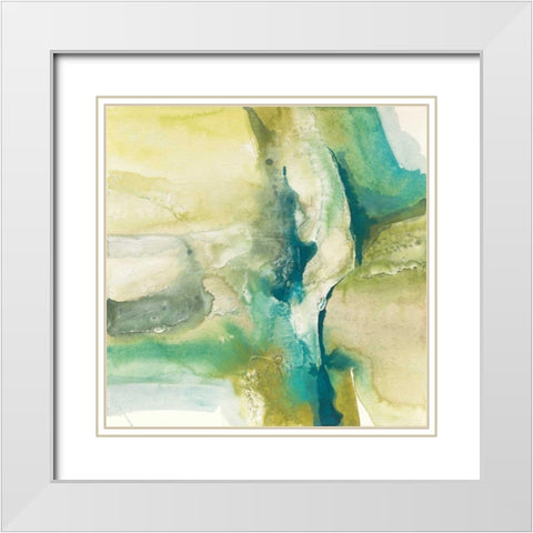 Perfection White Modern Wood Framed Art Print with Double Matting by Paschke, Chris