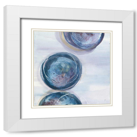 Starting Over II White Modern Wood Framed Art Print with Double Matting by Paschke, Chris