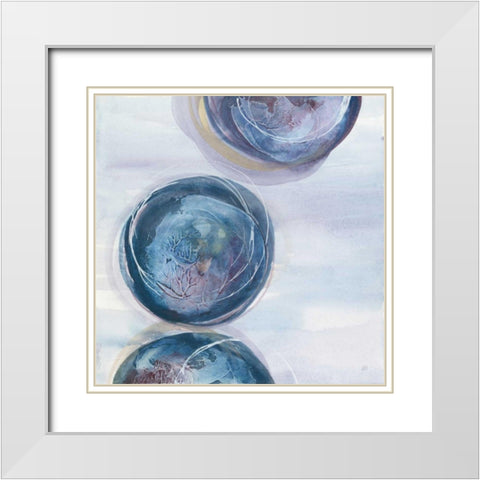 Starting Over II White Modern Wood Framed Art Print with Double Matting by Paschke, Chris