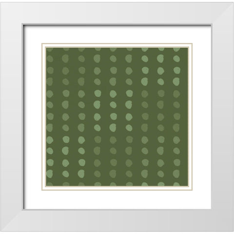 Shamrock Shades Step 04D White Modern Wood Framed Art Print with Double Matting by Aiken, Jess