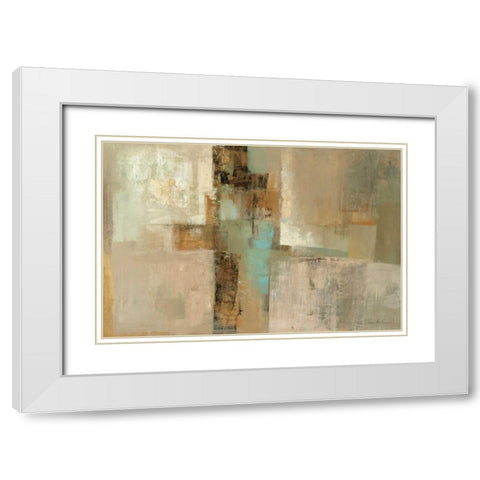 Peninsula - WAG White Modern Wood Framed Art Print with Double Matting by Vassileva, Silvia