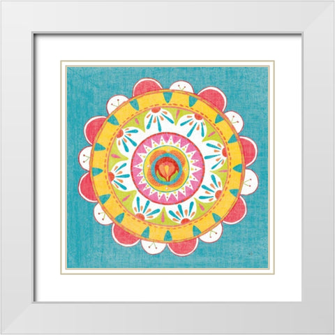 Like Frida I White Modern Wood Framed Art Print with Double Matting by Sussman, Harriet