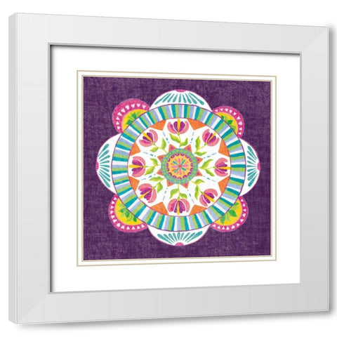 Like Frida III White Modern Wood Framed Art Print with Double Matting by Sussman, Harriet