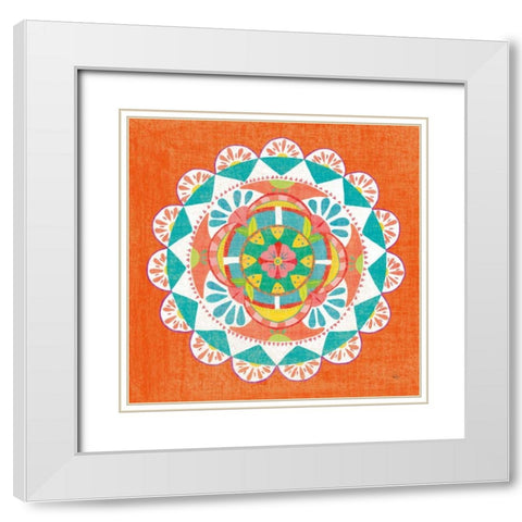 Like Frida IV White Modern Wood Framed Art Print with Double Matting by Sussman, Harriet