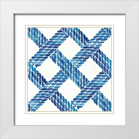 Seafood Shanty Step 01B White Modern Wood Framed Art Print with Double Matting by Tavoletti, Anne