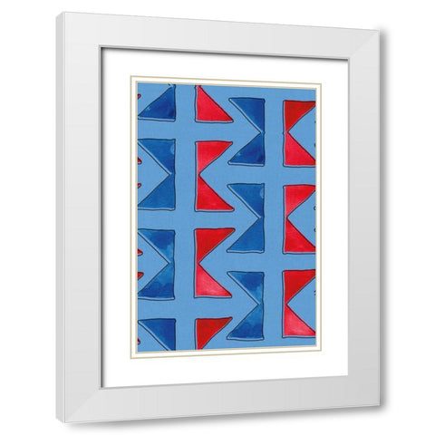 Seafood Shanty Step 02C White Modern Wood Framed Art Print with Double Matting by Tavoletti, Anne