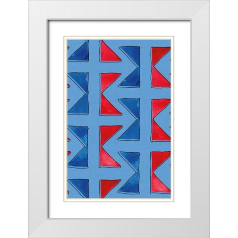 Seafood Shanty Step 02C White Modern Wood Framed Art Print with Double Matting by Tavoletti, Anne