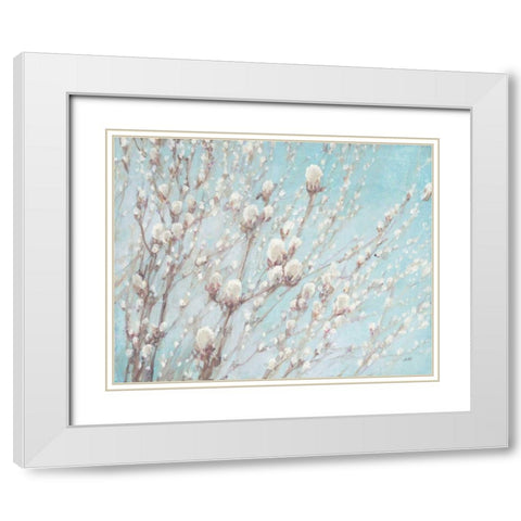 Early Spring White Modern Wood Framed Art Print with Double Matting by Purinton, Julia
