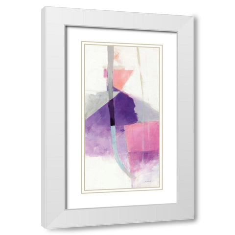 Bypass II White Modern Wood Framed Art Print with Double Matting by Schick, Mike