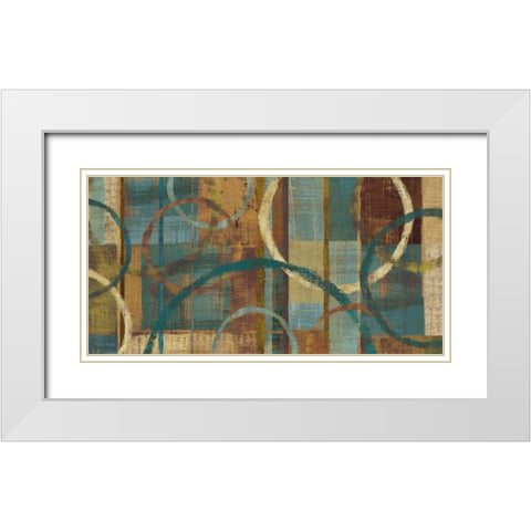Tranquility White Modern Wood Framed Art Print with Double Matting by Mullan, Michael