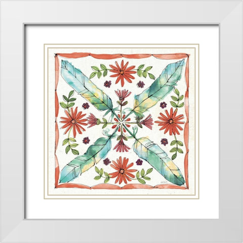 Simply Petals XI Warm White Modern Wood Framed Art Print with Double Matting by Tavoletti, Anne