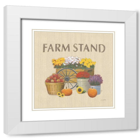 Heartland Harvest Moments VI White Modern Wood Framed Art Print with Double Matting by Wiens, James