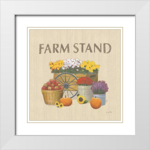 Heartland Harvest Moments VI White Modern Wood Framed Art Print with Double Matting by Wiens, James