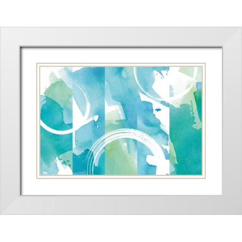 Coastal Feel I White Modern Wood Framed Art Print with Double Matting by Hershey, Moira