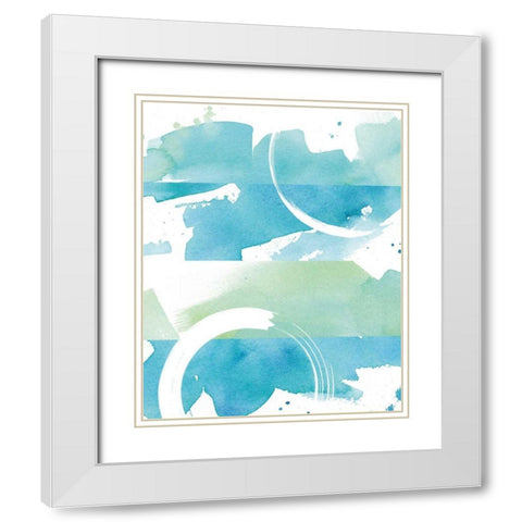 Coastal Feel III White Modern Wood Framed Art Print with Double Matting by Hershey, Moira