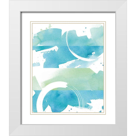 Coastal Feel III White Modern Wood Framed Art Print with Double Matting by Hershey, Moira