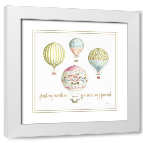 Beautiful Romance XXII Mother White Modern Wood Framed Art Print with Double Matting by Audit, Lisa