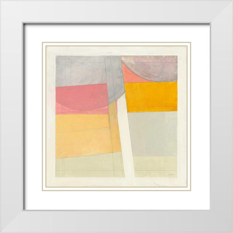 Sunny Side Up White Modern Wood Framed Art Print with Double Matting by Schick, Mike