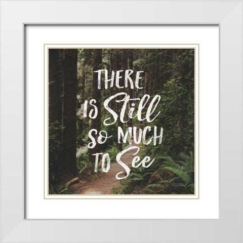 West Coast Wandering II White Modern Wood Framed Art Print with Double Matting by Marshall, Laura