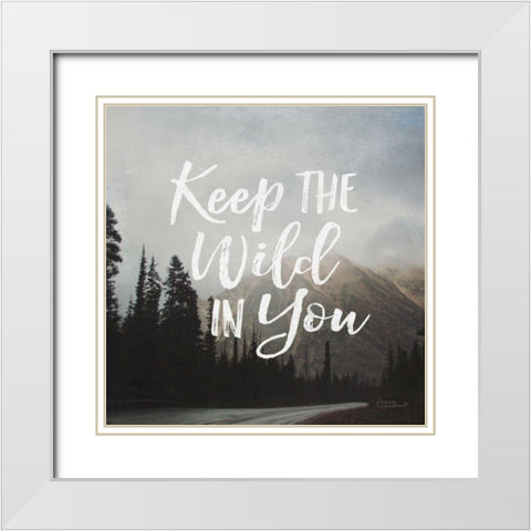 West Coast Wandering III White Modern Wood Framed Art Print with Double Matting by Marshall, Laura