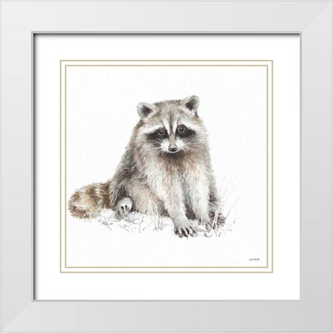 Forest Friends X White Modern Wood Framed Art Print with Double Matting by Audit, Lisa