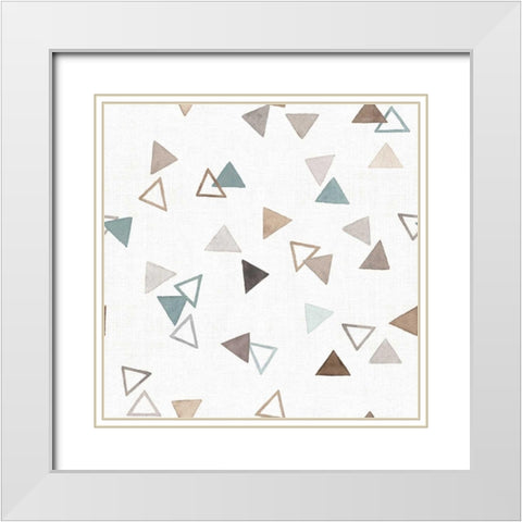 Forest Friends Step 04B White Modern Wood Framed Art Print with Double Matting by Audit, Lisa