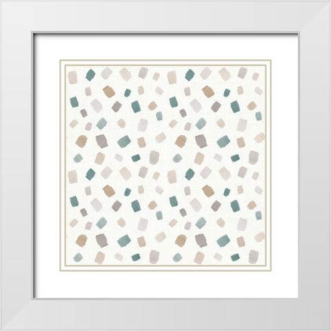 Forest Friends Step 10B White Modern Wood Framed Art Print with Double Matting by Audit, Lisa