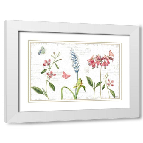 Spring Fields I White Modern Wood Framed Art Print with Double Matting by Pertiet, Katie