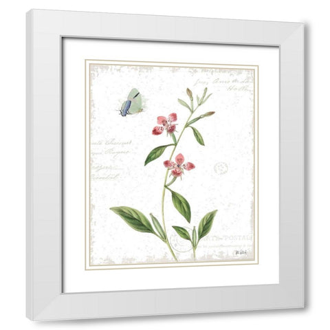 Spring Fields II White Modern Wood Framed Art Print with Double Matting by Pertiet, Katie