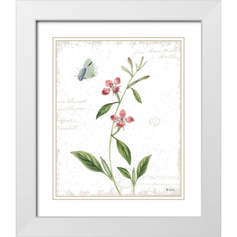 Spring Fields II White Modern Wood Framed Art Print with Double Matting by Pertiet, Katie