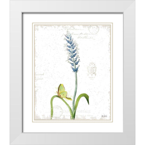 Spring Fields III White Modern Wood Framed Art Print with Double Matting by Pertiet, Katie