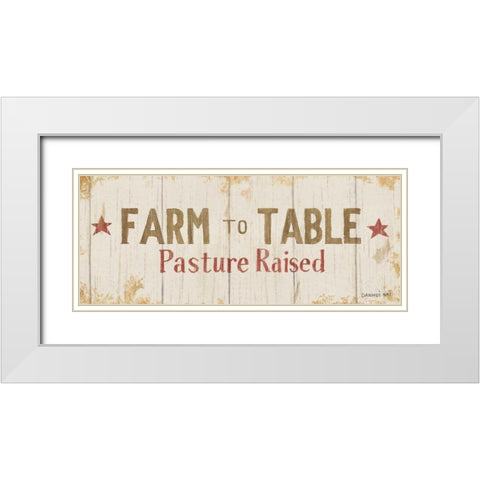 Farm Patchwork XIV White Modern Wood Framed Art Print with Double Matting by Nai, Danhui
