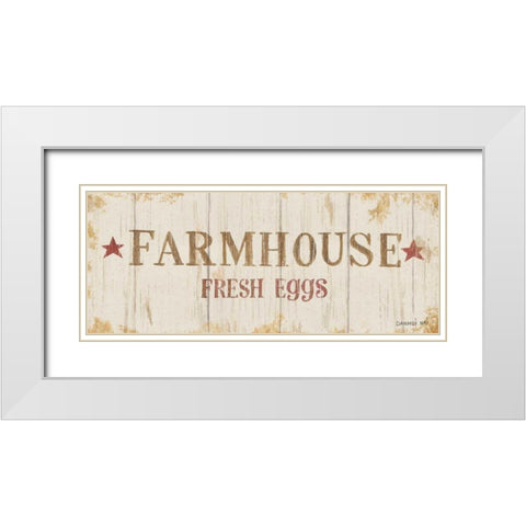 Farm Patchwork XVI White Modern Wood Framed Art Print with Double Matting by Nai, Danhui