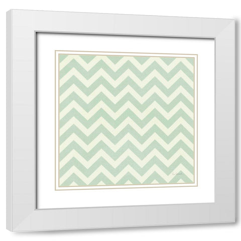 Love Office Pattern I White Modern Wood Framed Art Print with Double Matting by Schlabach, Sue