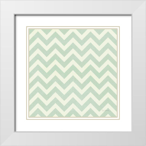 Love Office Pattern I White Modern Wood Framed Art Print with Double Matting by Schlabach, Sue