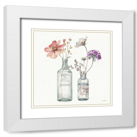 A Country Weekend X v2 with Purple White Modern Wood Framed Art Print with Double Matting by Audit, Lisa