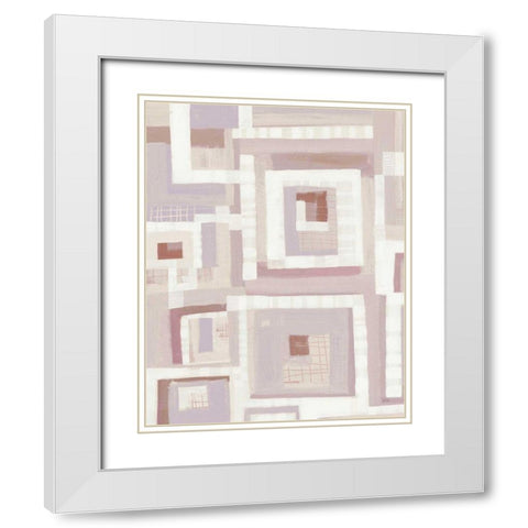 Harbor Windows VII Blush White Modern Wood Framed Art Print with Double Matting by Averinos, Melissa