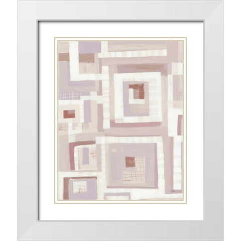 Harbor Windows VII Blush White Modern Wood Framed Art Print with Double Matting by Averinos, Melissa