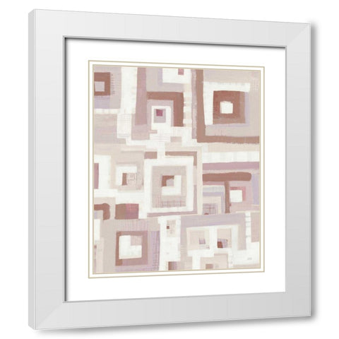 Harbor Windows VIII Blush White Modern Wood Framed Art Print with Double Matting by Averinos, Melissa