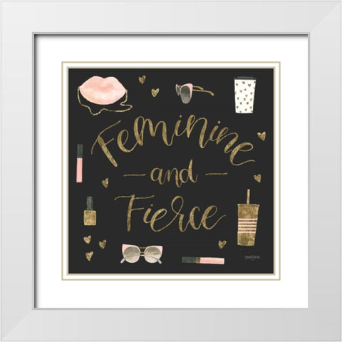 Boss Ladies VI Black White Modern Wood Framed Art Print with Double Matting by Jackson, Jenaya