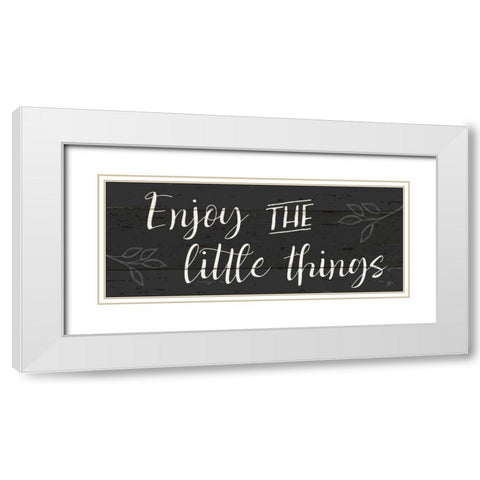 Simple Signs I Black White Modern Wood Framed Art Print with Double Matting by Aiken, Jess