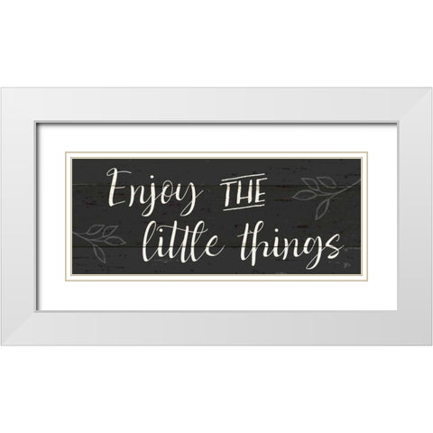 Simple Signs I Black White Modern Wood Framed Art Print with Double Matting by Aiken, Jess
