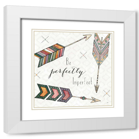 Spectrum II White Modern Wood Framed Art Print with Double Matting by Aiken, Jess