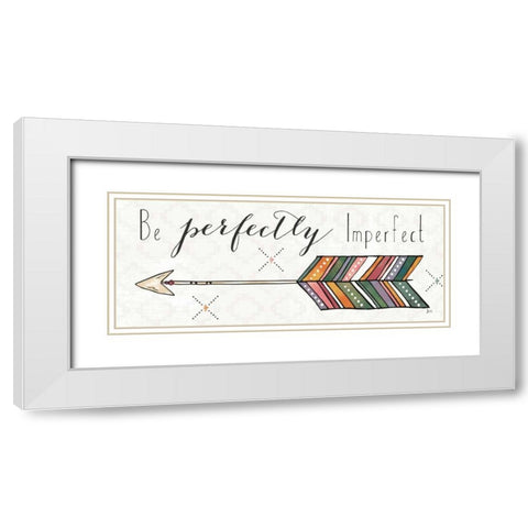 Spectrum V White Modern Wood Framed Art Print with Double Matting by Aiken, Jess