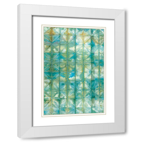 Kanari V White Modern Wood Framed Art Print with Double Matting by Averinos, Melissa