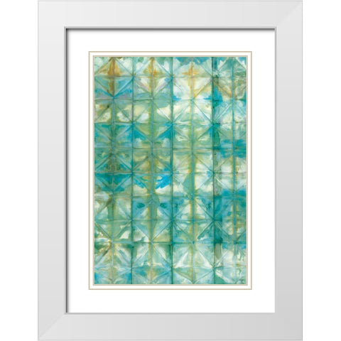 Kanari V White Modern Wood Framed Art Print with Double Matting by Averinos, Melissa
